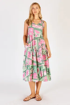 Audrey Tiered Midi Dress