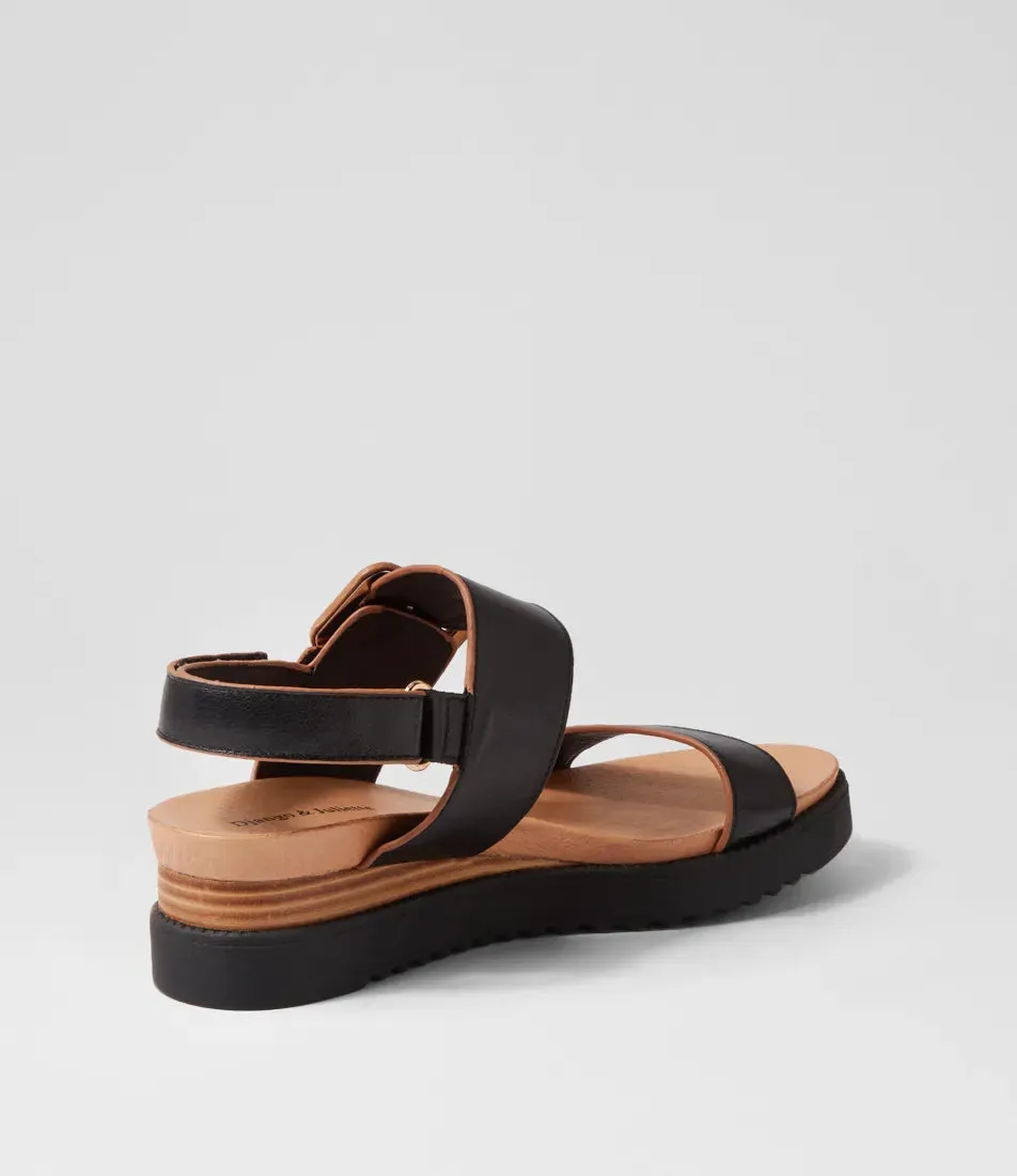 Django & Juliette 'Albany' - Black/Tan