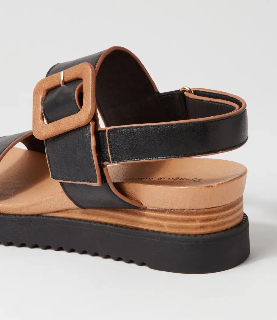 Django & Juliette 'Albany' - Black/Tan