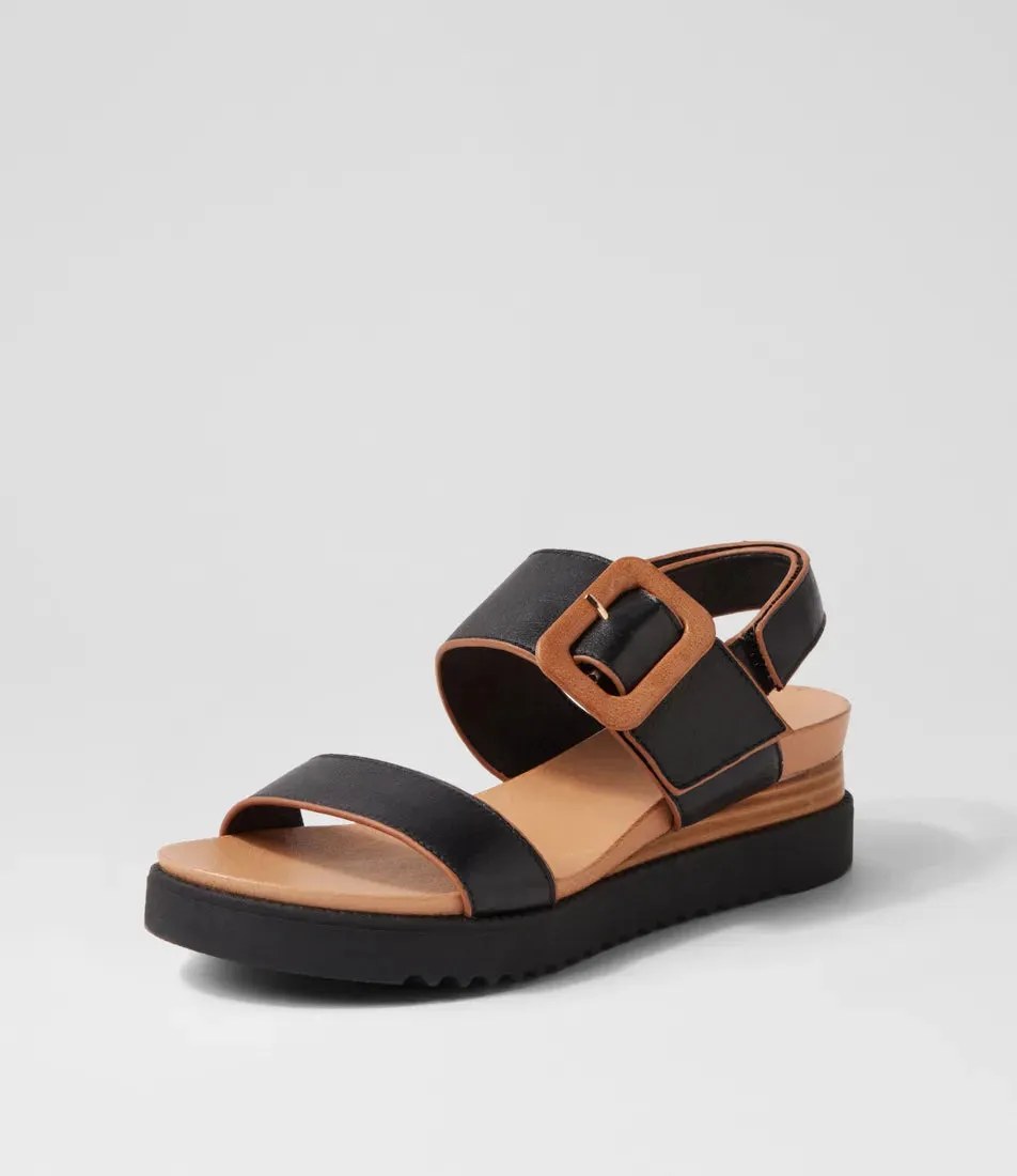 Django & Juliette 'Albany' - Black/Tan