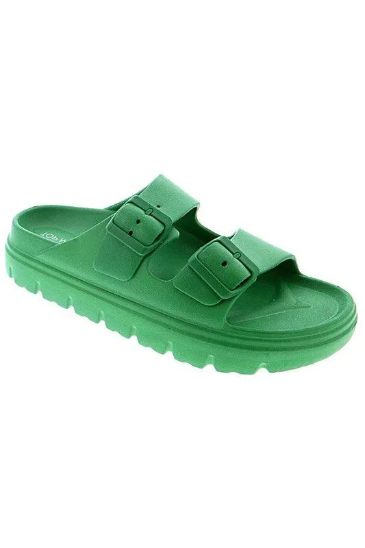 Double Strap Waterproof Slides