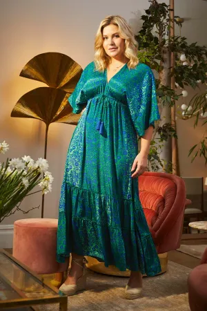 Floral Batwing Maxi Dress Floral Batwing Maxi Dress