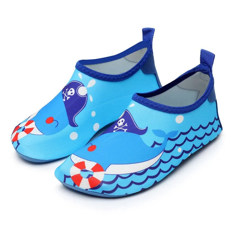 Kids Quick Dry Printed Aquatic Shoes