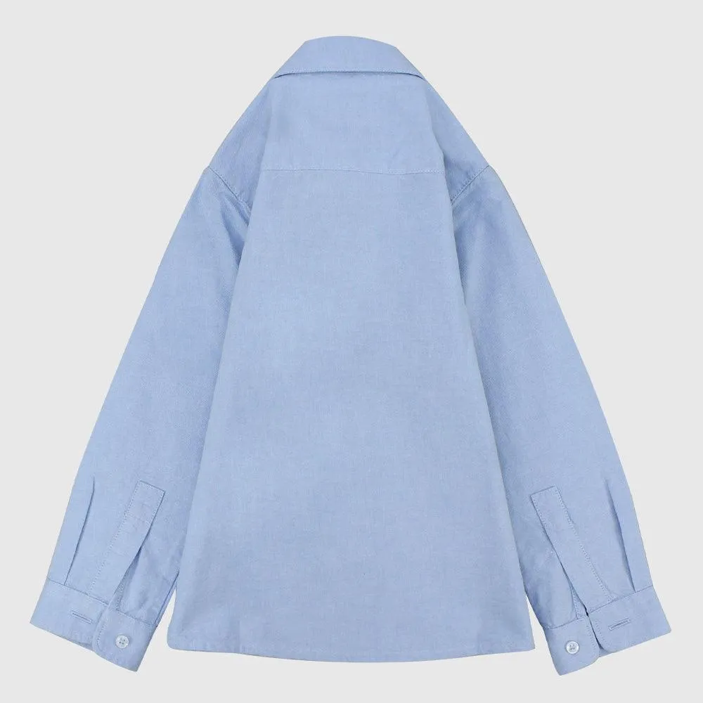 Light Blue Long-Sleeved Shirt