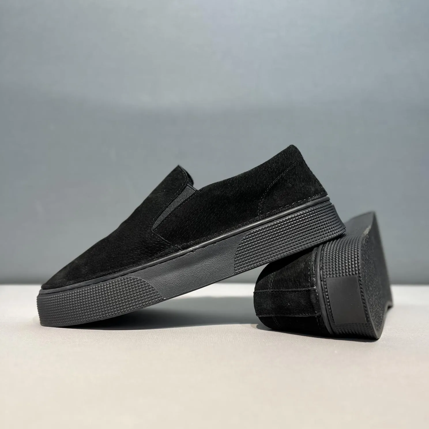 Men's Suede Slip On Casual Shoes