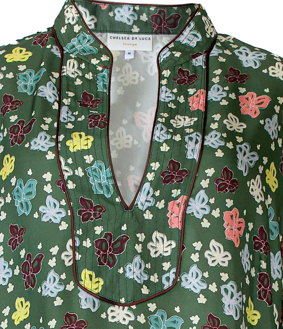 Talitha Silk Tunic Moss Green